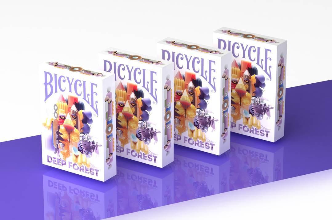 Bicycle Deep Forest Playing Cards by Riffle Shuffle Playing Card Company