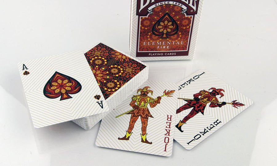 Bicycle Elemental Fire Playing Cards by Collectable Playing Cards