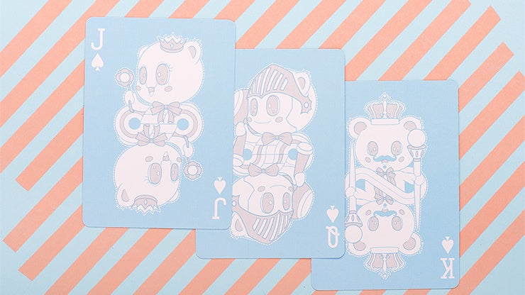Bicycle Lovely Bear Playing Cards - Light Blue (Limited Edition) Playing Cards by US Playing Card Co.
