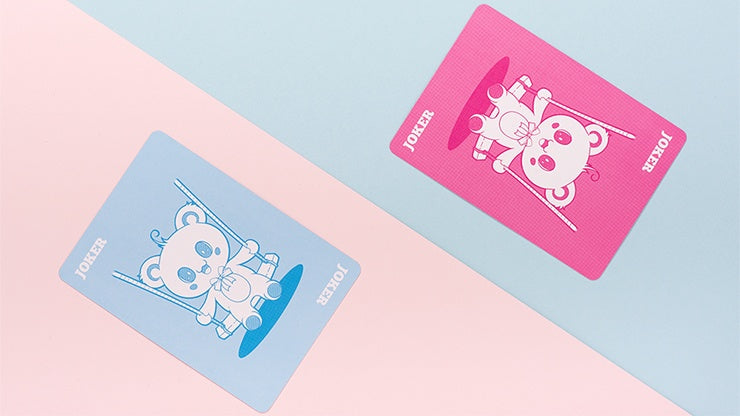 Bicycle Lovely Bear Playing Cards - Pink (Limited Edition) Playing Cards by US Playing Card Co.
