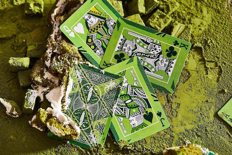 Bicycle Matcha Playing Cards by Bocopo Playing Card Co.