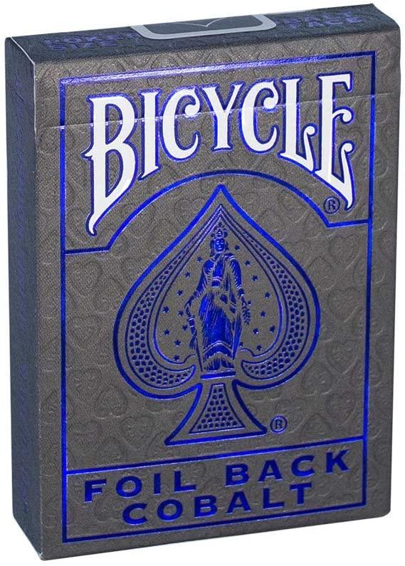 Bicycle Metalluxe Cobalt Rider Back Playing Cards - Blue Playing Cards by Bicycle Playing Cards