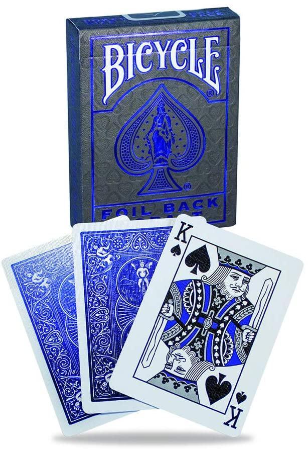 Bicycle Metalluxe Cobalt Rider Back Playing Cards - Blue