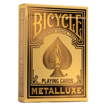 Bicycle Metalluxe Gold Playing Cards Playing Cards by Bicycle Playing Cards