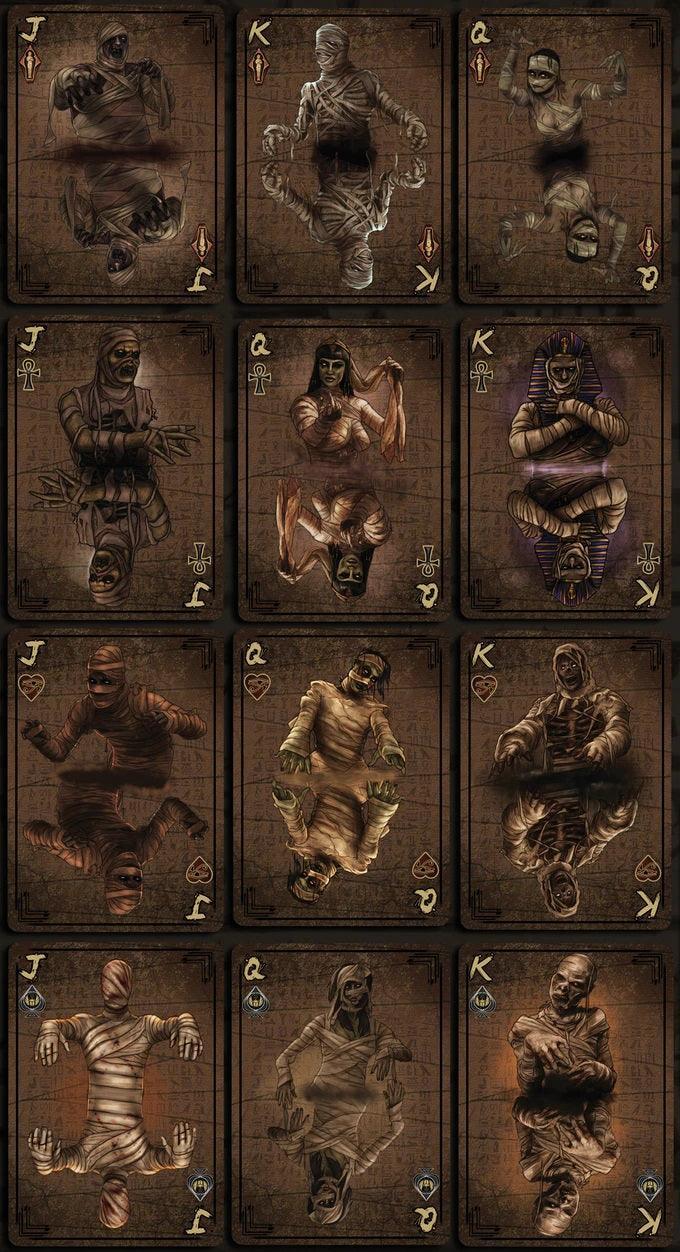 Bicycle Mummies Playing Cards Playing Cards by Bicycle Playing Cards
