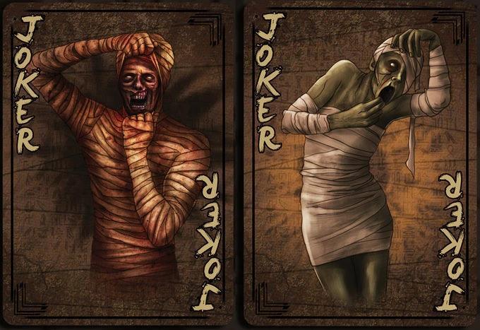 Bicycle Mummies Playing Cards by Collectable Playing Cards