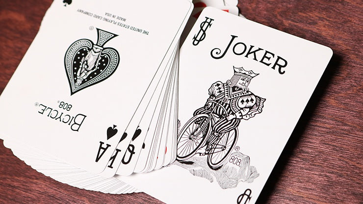 Bicycle Orange Rider Back Playing Cards by US Playing Card Co.