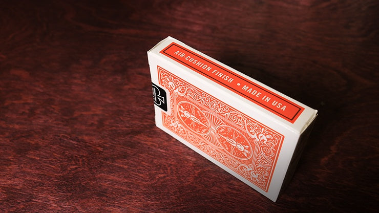 Bicycle Orange Rider Back Playing Cards by US Playing Card Co.