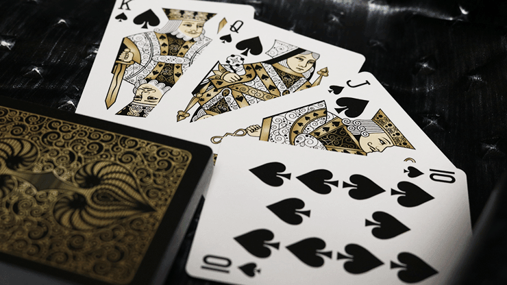 Bicycle Playing Cards - Aureo Black Playing Cards by Bicycle Playing Cards