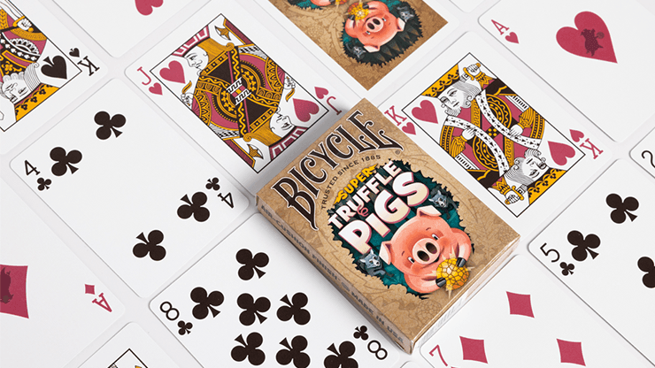 Bicycle Super Truffle Pigs Playing Cards Playing Cards by Bicycle Playing Cards