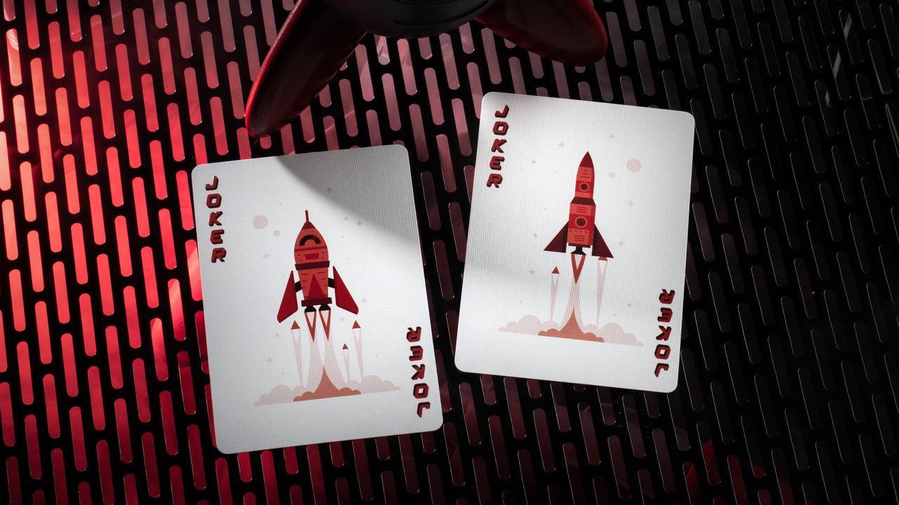Bicycle Playing Cards - Retro Rocket Playing Cards by Penguin Magic