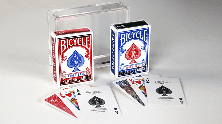 BICYCLE RIDER BACK MINI Playing Cards - 2 PACK Playing Cards by Bicycle Playing Cards
