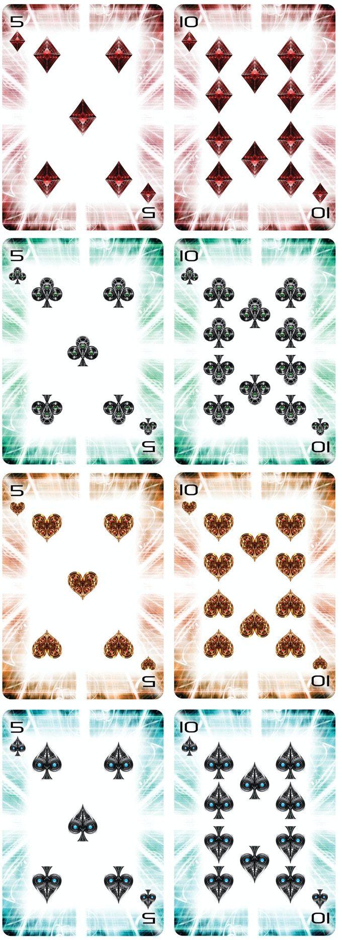 Bicycle Robotics Playing Cards by Collectable Playing Cards