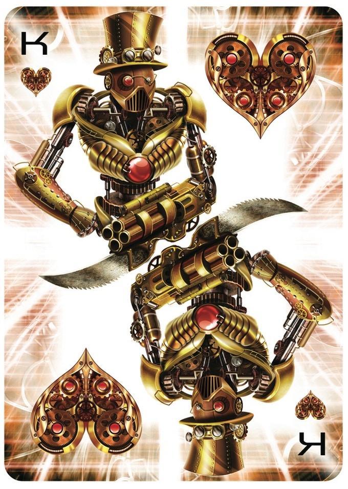 Bicycle Robotics Playing Cards by Collectable Playing Cards