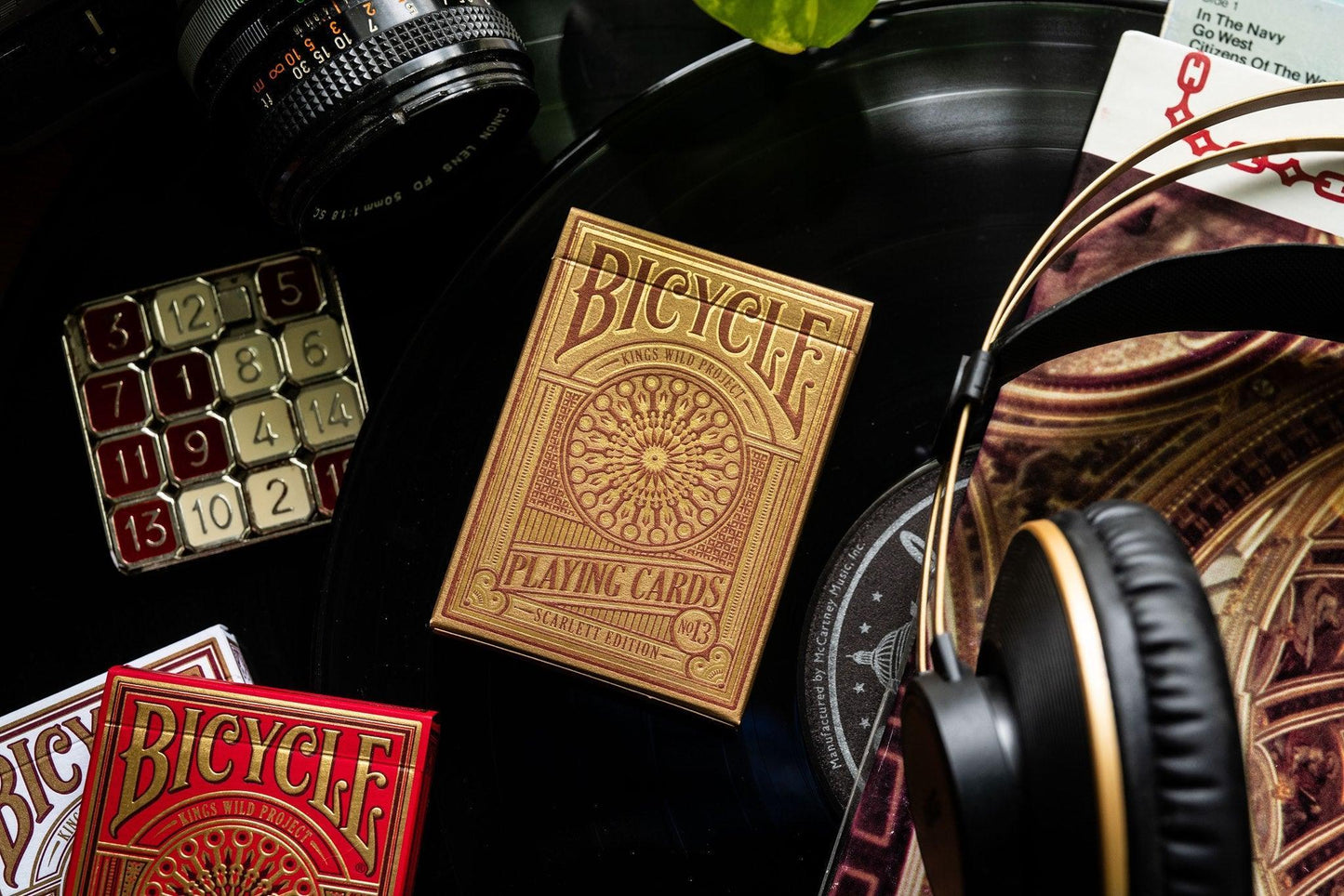 Gilded Bicycle Scarlett Playing Cards by Kings Wild Project Playing Cards by Kings Wild Project