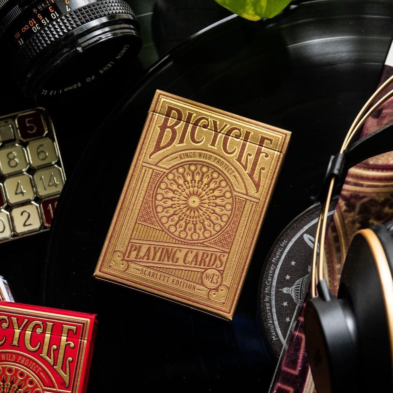 Gilded Bicycle Scarlett Playing Cards by Kings Wild Project Playing Cards by Kings Wild Project