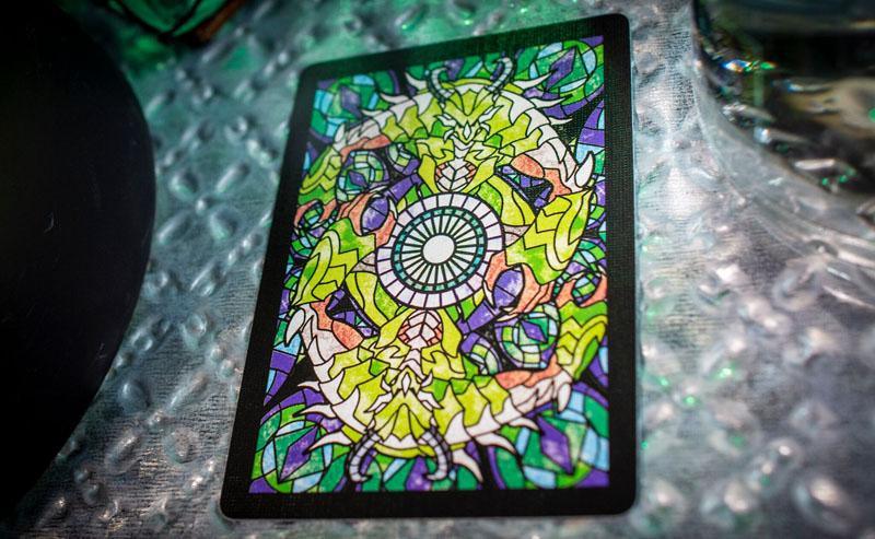Bicycle Stained Glass Behemoth Playing Cards by Collectable Playing Cards