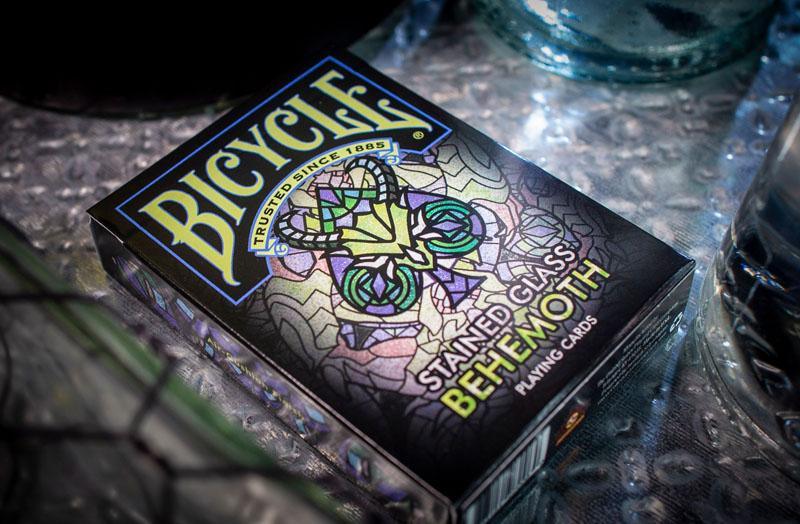 Bicycle Stained Glass Behemoth Playing Cards by Collectable Playing Cards