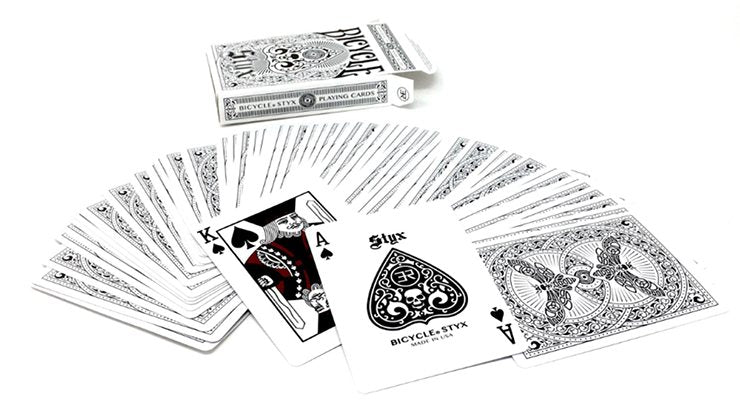 Bicycle Styx Playing Cards - White Playing Cards by US Playing Card Co.