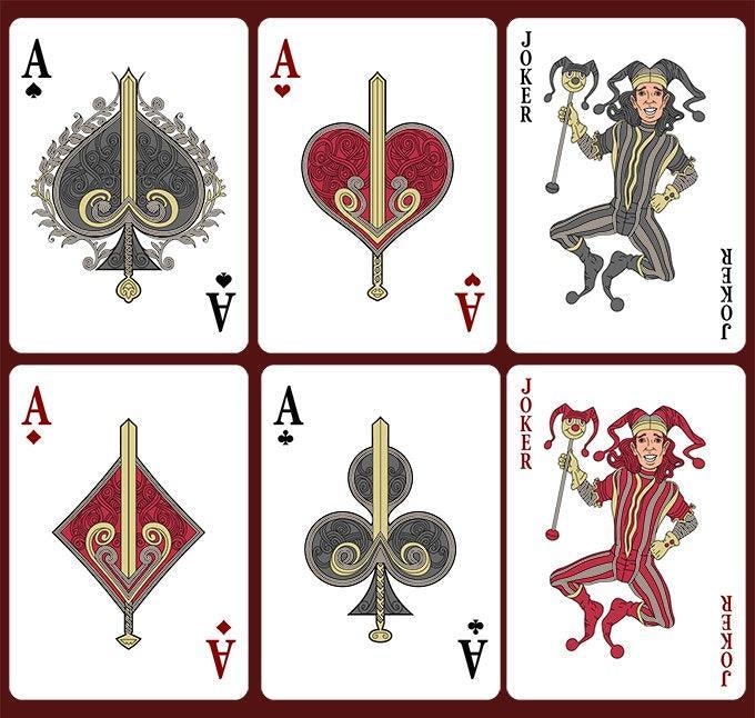 Bicycle Veni Vidi Vici Metallic Playing Cards Playing Cards by Bicycle Playing Cards