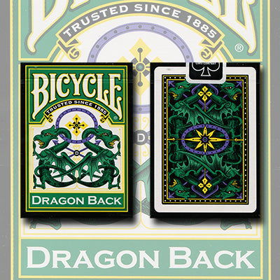 Bicycle® Green Dragon Back Playing Cards by US Playing Card Co.