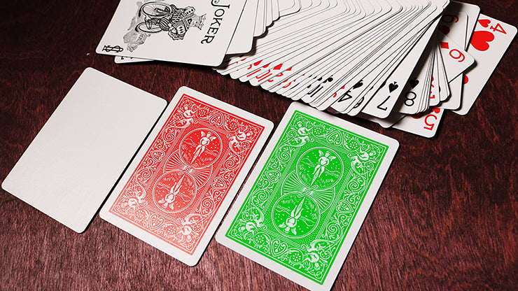 Bicycle Green Rider Back Playing Cards by US Playing Card Co.