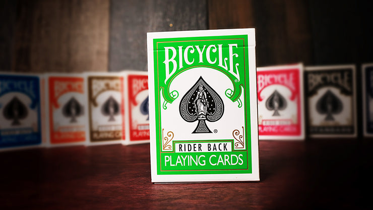 Bicycle Green Rider Back Playing Cards by US Playing Card Co.
