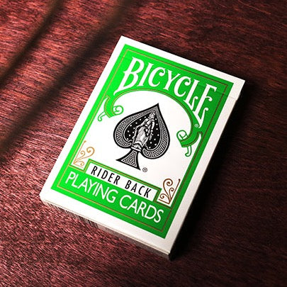 Bicycle Green Rider Back Playing Cards by US Playing Card Co.