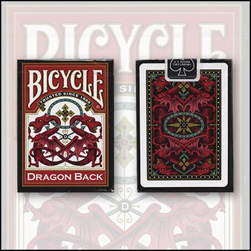 Bicycle® Red Dragon Back Playing Cards by US Playing Card Co.