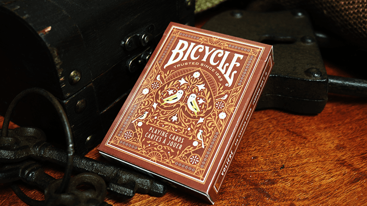 Bicycle Playing Cards - Aviary Orange Playing Cards by Bicycle Playing Cards
