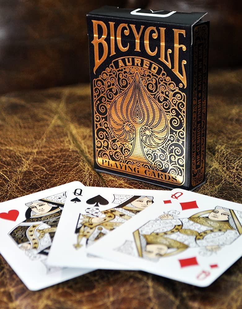 Bicycle Playing Cards - Aureo Black Playing Cards by Bicycle Playing Cards
