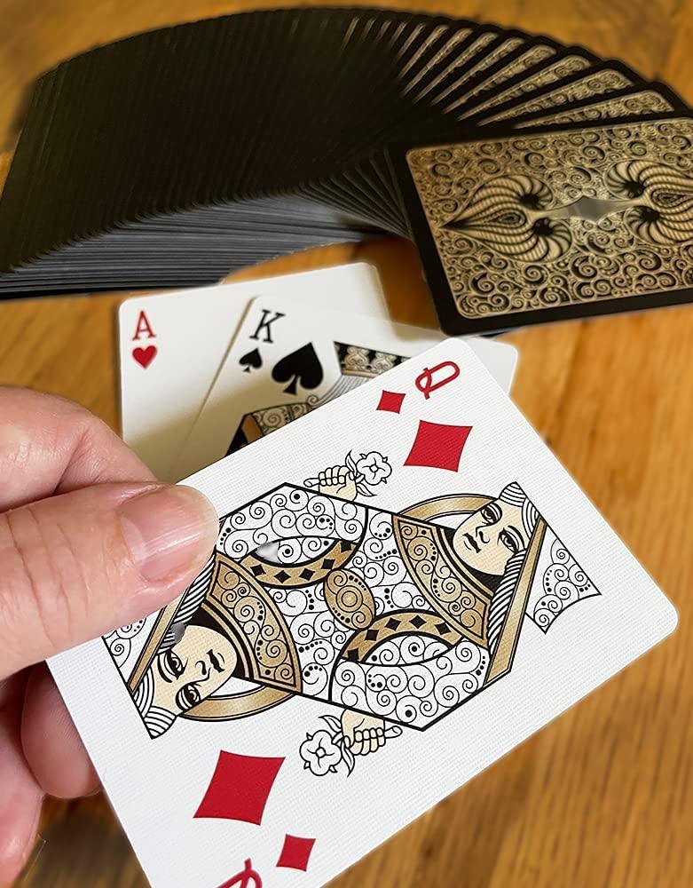 Bicycle Playing Cards - Aureo Black Playing Cards by Bicycle Playing Cards