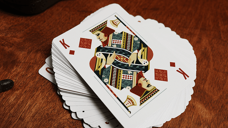 Bicycle Playing Cards - Aviary Orange Playing Cards by Bicycle Playing Cards