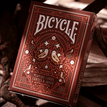 Bicycle Playing Cards - Aviary Orange Playing Cards by Bicycle Playing Cards
