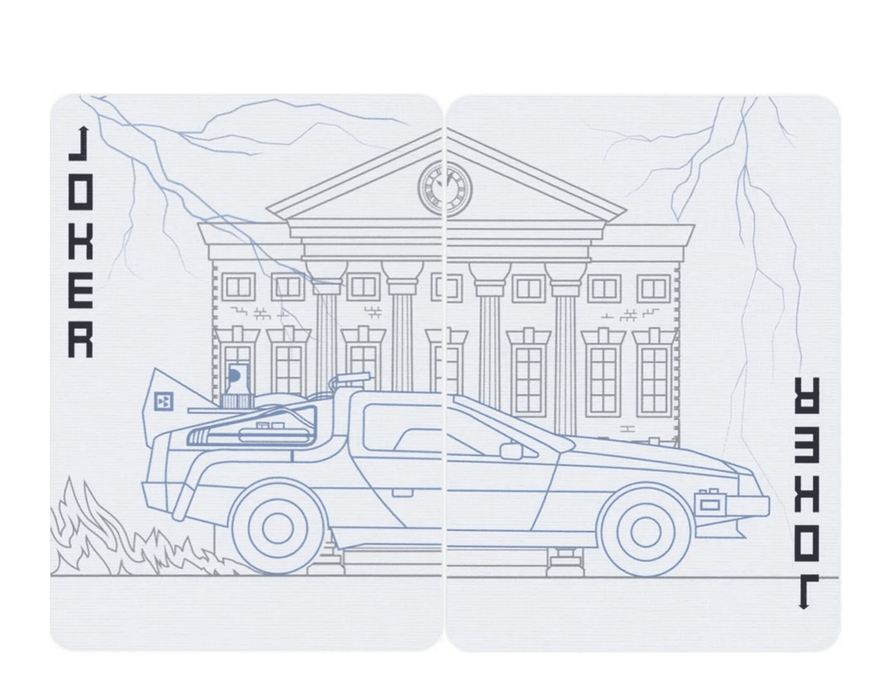 Bicycle Back to the Future Playing Cards Playing Cards by Bicycle Playing Cards