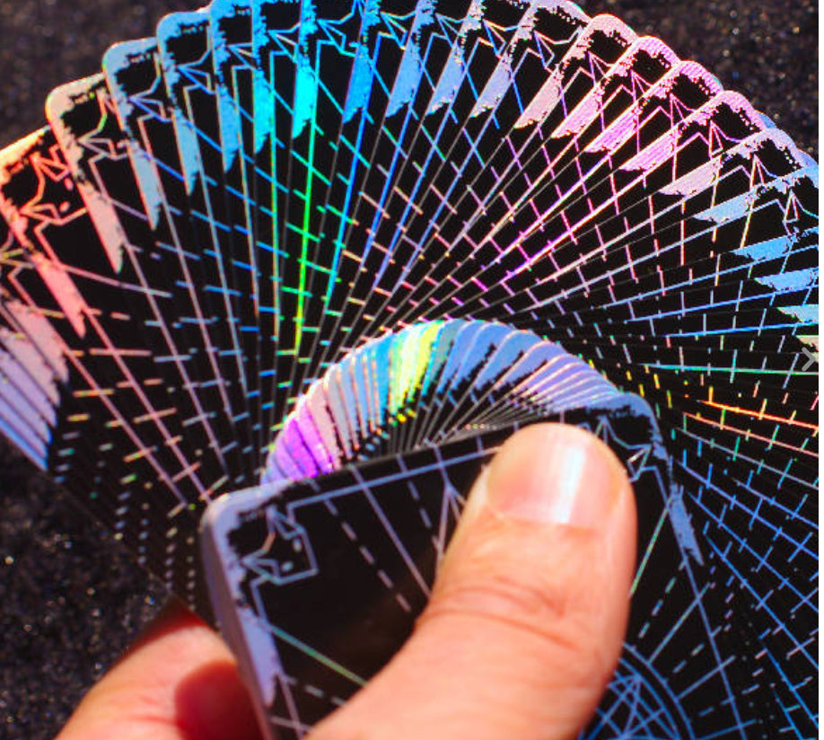 Holographic Chris Cards Playing Cards by Chris Cards