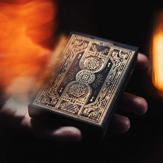 Bitcoin (Black) Playing Cards by Patrick Kun