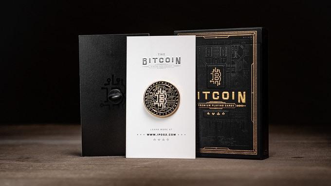 Bitcoin (Black) Playing Cards by Patrick Kun