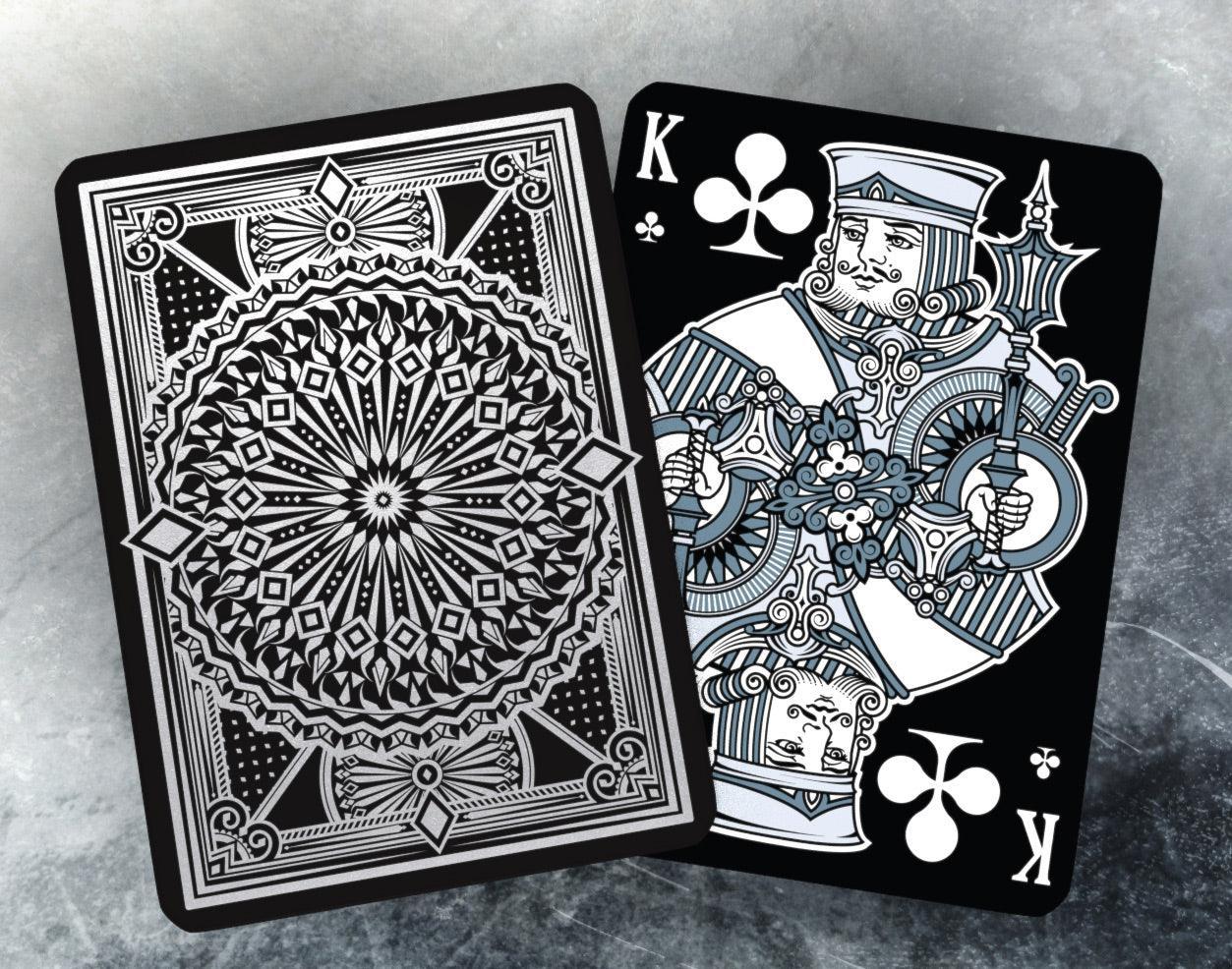 Black Diamond Tally Ho Playing Cards by Kings Wild Project Playing Cards by Kings Wild Project