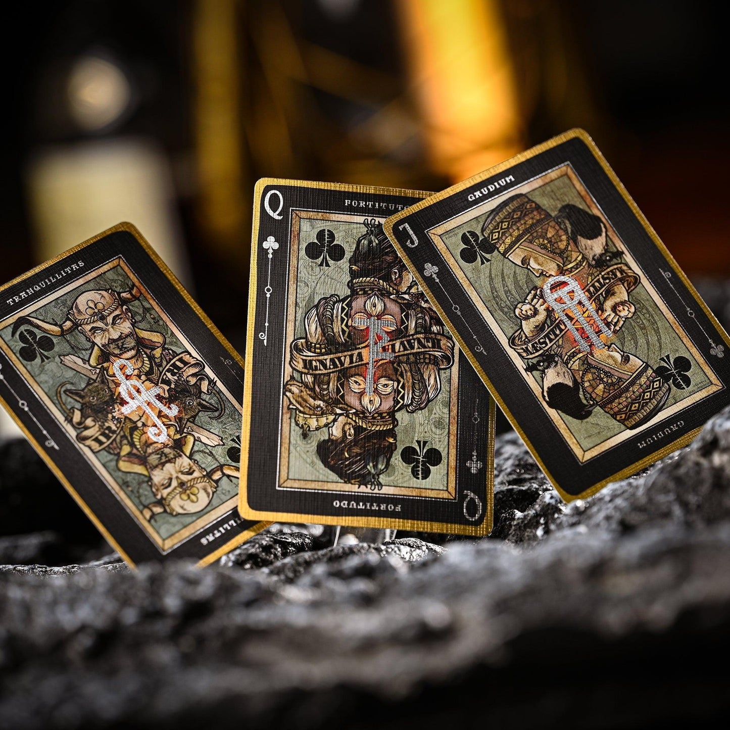 Black Requiem Counterspell Playing Cards Playing Cards by Stockholm 17