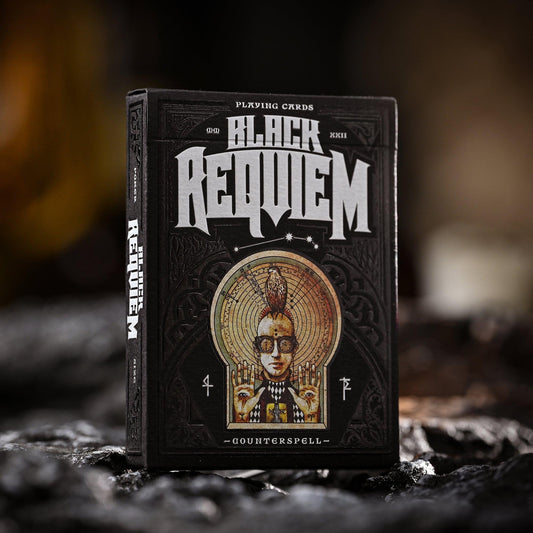 Black Requiem Counterspell Playing Cards Playing Cards by Stockholm 17