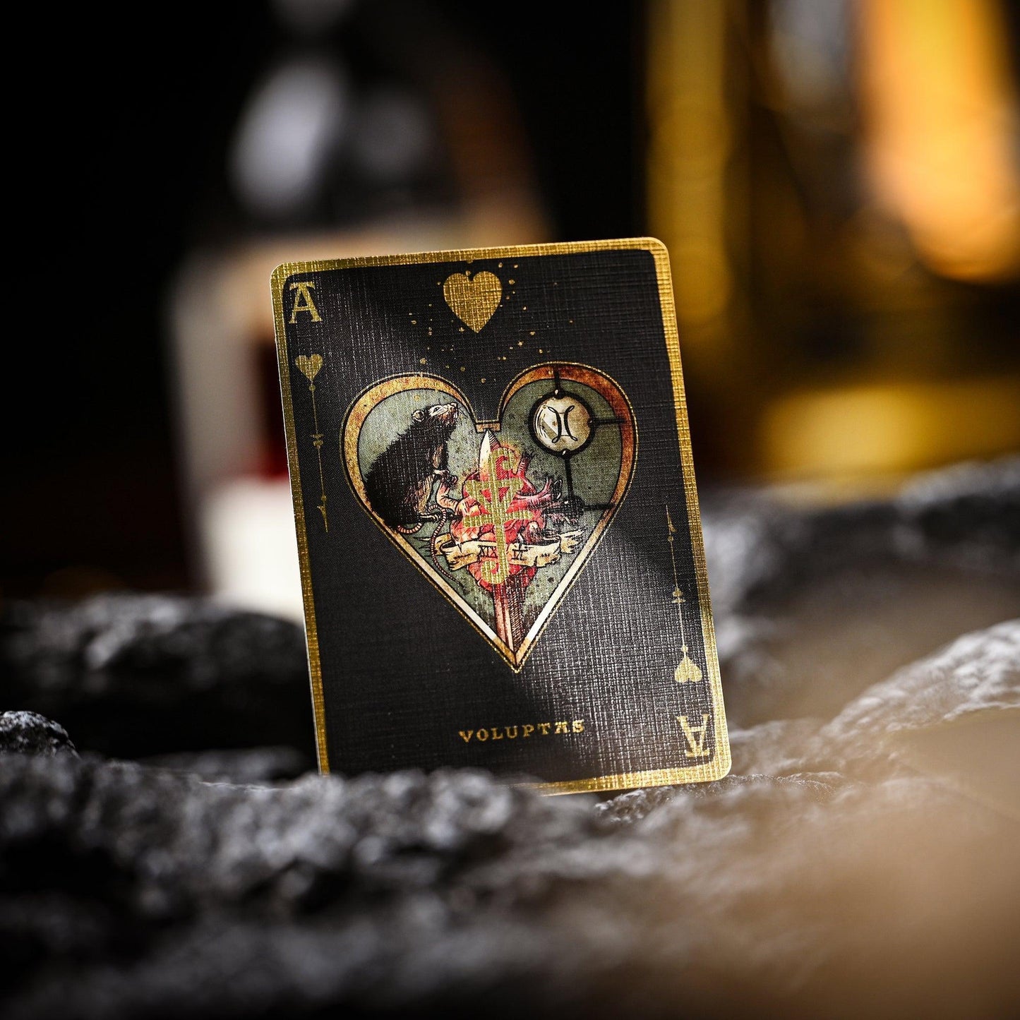 Black Requiem Counterspell Playing Cards Playing Cards by Stockholm 17