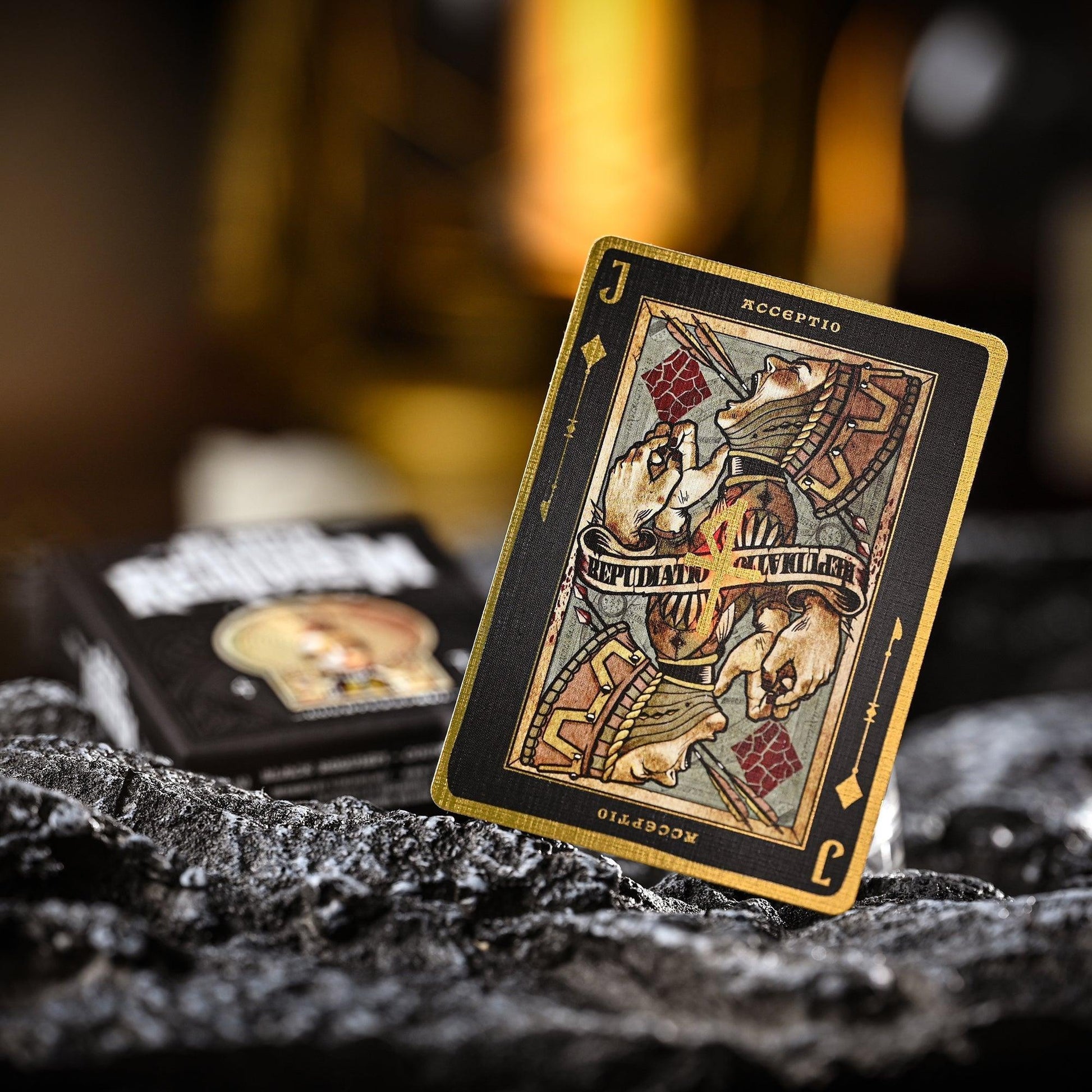 Black Requiem Counterspell Playing Cards Playing Cards by Stockholm 17