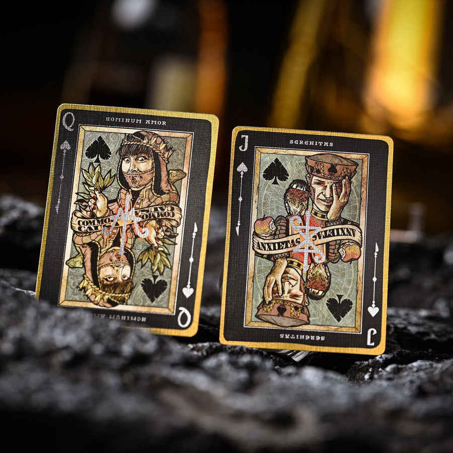 Black Requiem Counterspell Playing Cards Playing Cards by Stockholm 17