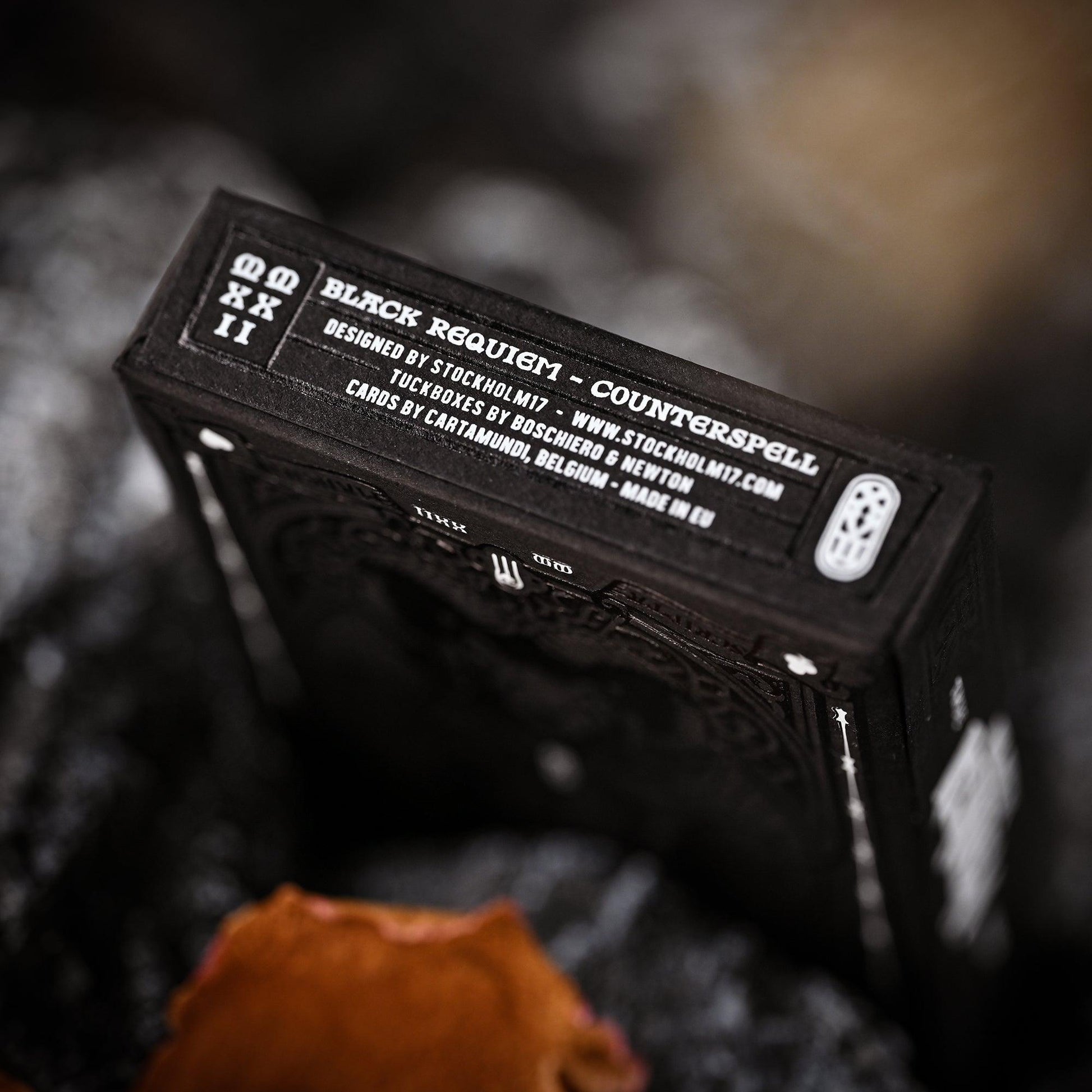 Black Requiem Counterspell Playing Cards Playing Cards by Stockholm 17