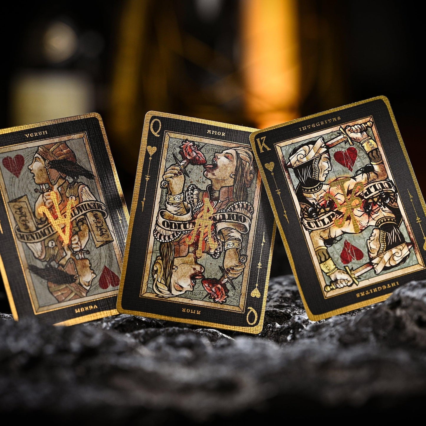 Black Requiem Counterspell Playing Cards Playing Cards by Stockholm 17