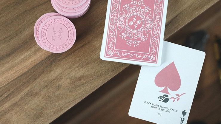 Black Roses Altrosa Playing Cards by Daniel Schneider