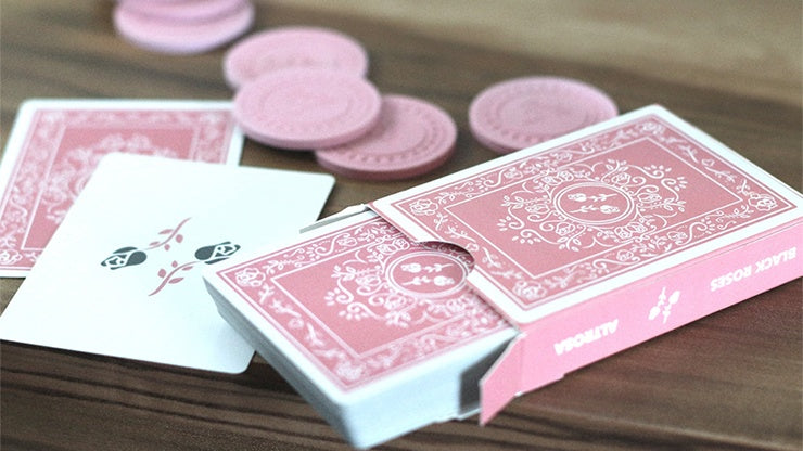 Black Roses Altrosa Playing Cards by Daniel Schneider