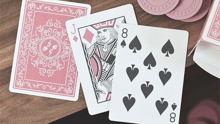 Black Roses Altrosa Playing Cards by Daniel Schneider