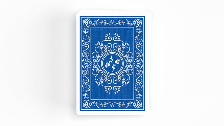 Black Roses Blue Magic Playing Cards Playing Cards by Daniel Schneider